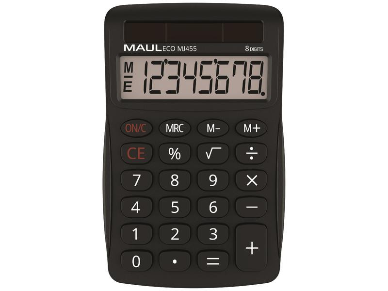 Maul Taschenrechner ECO MJ455 Schwarz