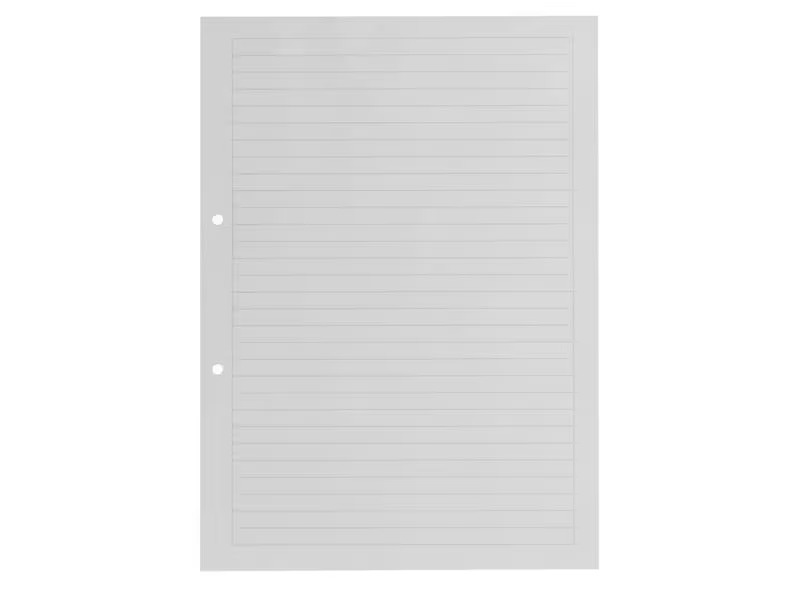 Office Focus Heftblatt FSC A4, Liniert, Grau, 2-fach gelocht