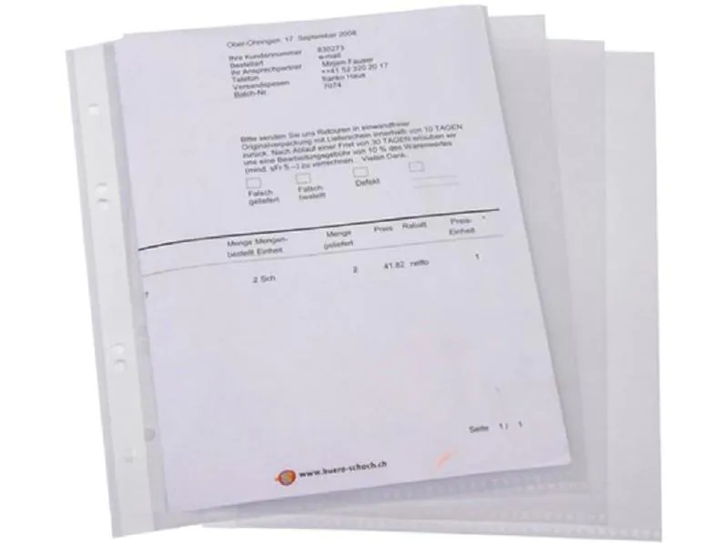 Office Focus Zeigetasche Office Focus A5 Transparent, 100 Stück