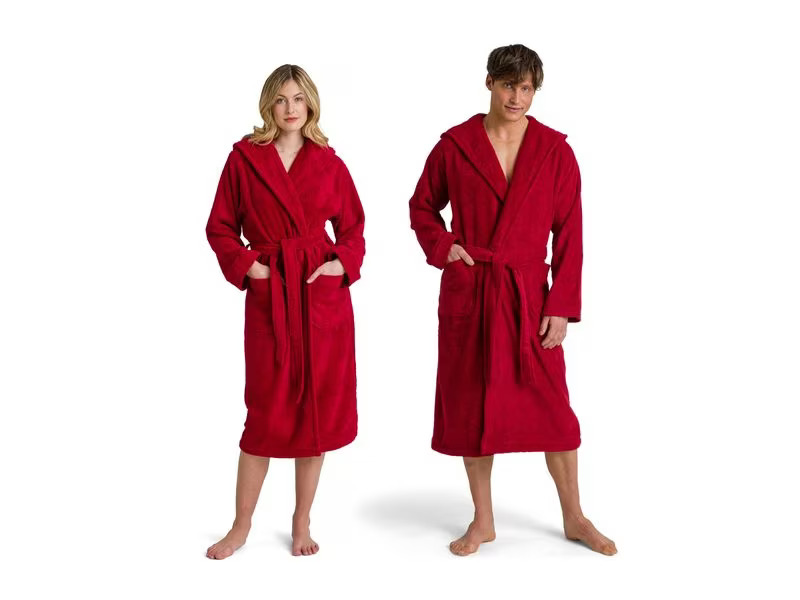 Möve Bademantel Superwuschel S, Rot