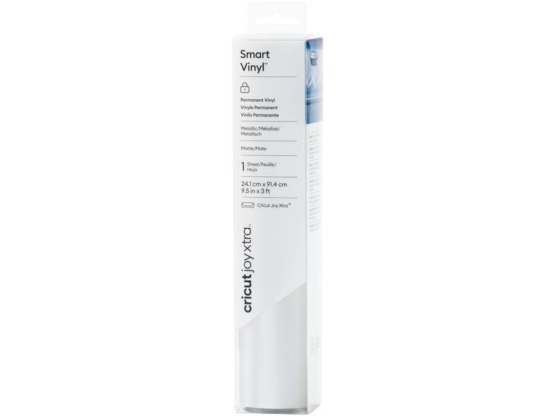 Cricut Vinylfolie Joy Xtra Smart permanent 24.1 x 91.4 cm, Silber