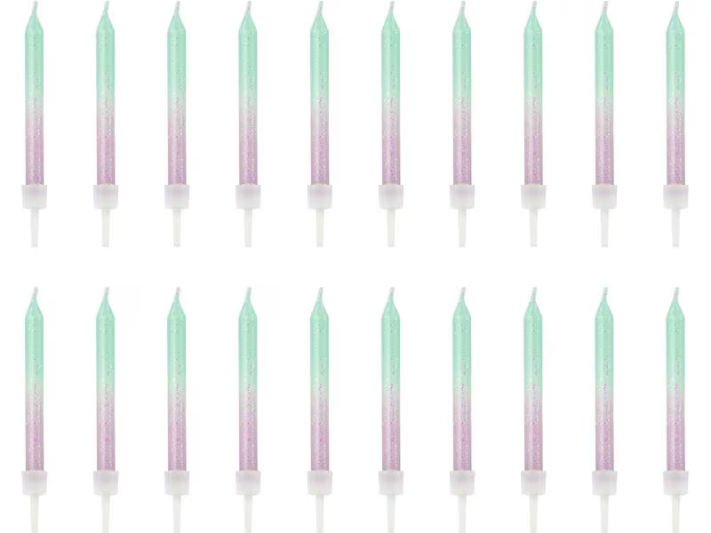 Partydeco Kerze Ombre 20 Stück