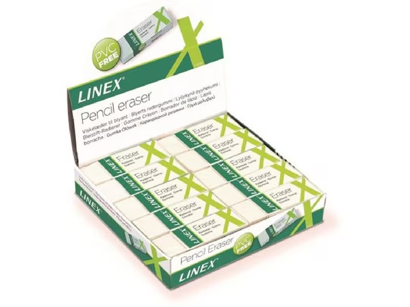 Linex Radiergummi ER30 Weiss, 20 Stück