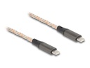 Delock USB 2.0-Kabel RGB Beleuchtung, PD 3.0, USB C - USB C 1.2 m