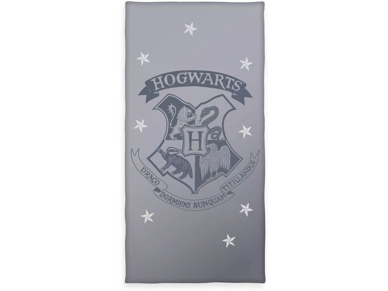 Herding Duschtuch Hogwarts 70 x 140 cm, Grau