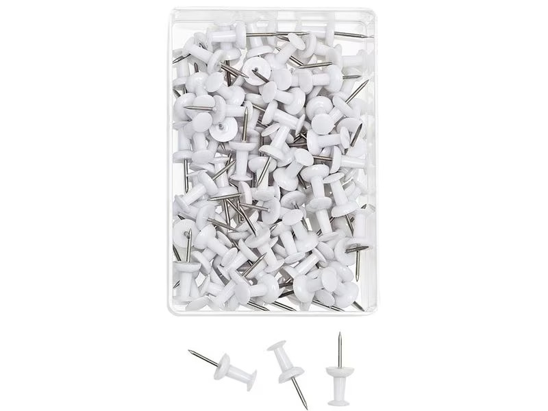 WEDO Reissnägel 9 mm Weiss, 100 Stück