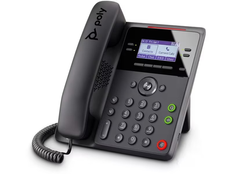 Poly Tischtelefon Edge B30 Schwarz, Google Voice