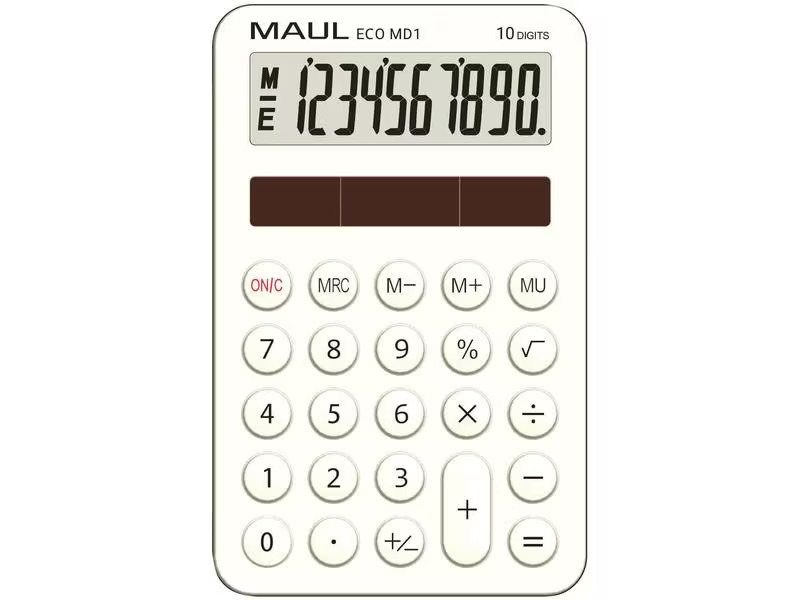 Maul Taschenrechner ECO MD1 Weiss