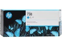 HP Tinte Nr. 738 (676M6A) Cyan