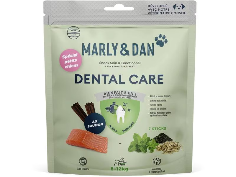 Marly &amp; Dan Leckerli Dental Care S, 100 g