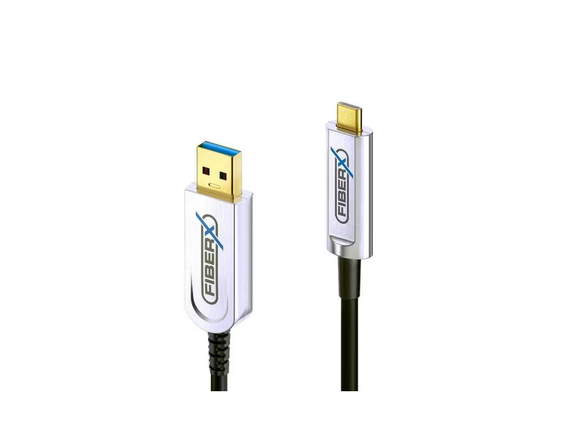 FiberX USB 3.1-Kabel FX-I630 AOC USB A - USB C 50 m