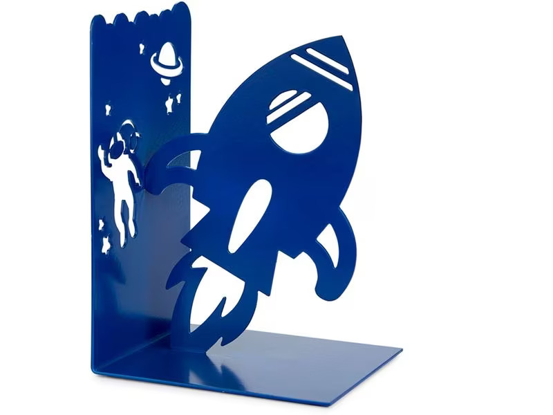 Trendform Buchstütze Rakete Blau
