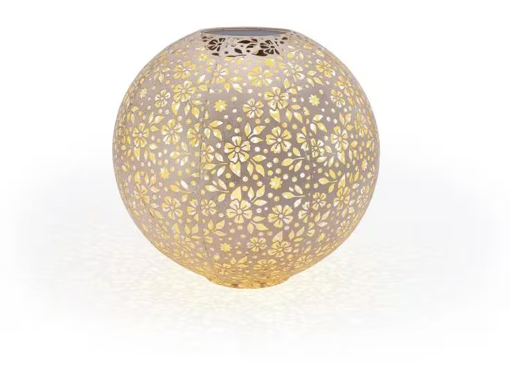 STT Windlicht Solar Antic Ball Carrera Ø 40 cm, Hellrosa
