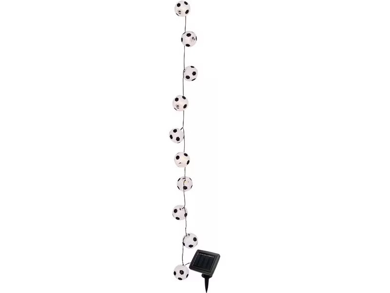 Näve Lichterkette LED Solar Fussball 20 LEDs, 580 cm,