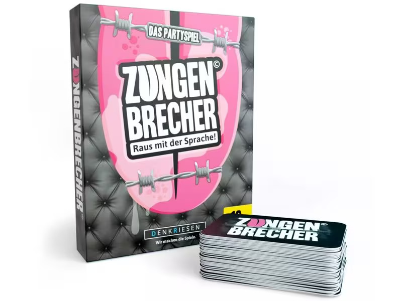 Denkriesen Partyspiel Zungenbrecher - «Raus mit der Sprache» -DE-