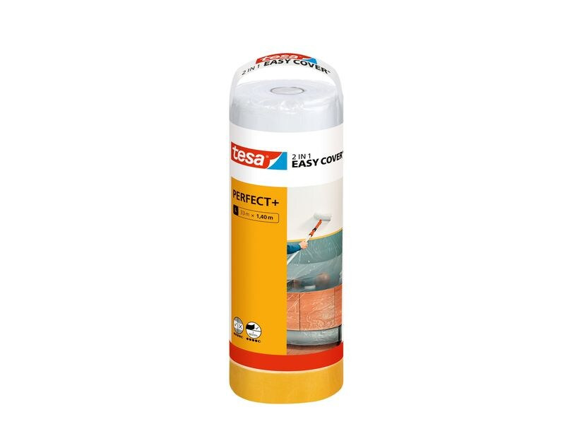 tesa Abdeckfolie Easy Cover Perfect+ Refill L, 33 x 1.4 m