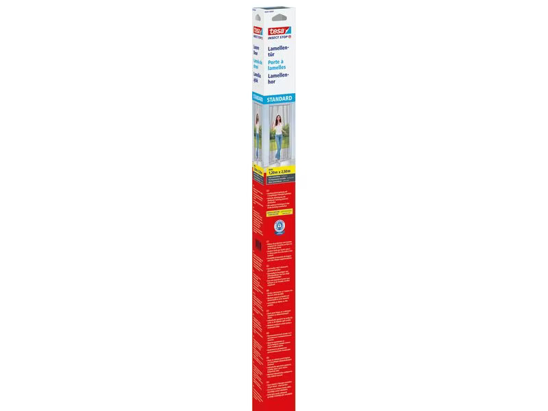 tesa Fliegengitter Insect Stop Lamellentür Standard, 1.2 x 2.5 m