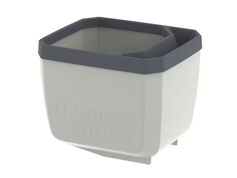 Gusta Garden HERBS BUDDY Kräutertopf Grau/Hellgrau