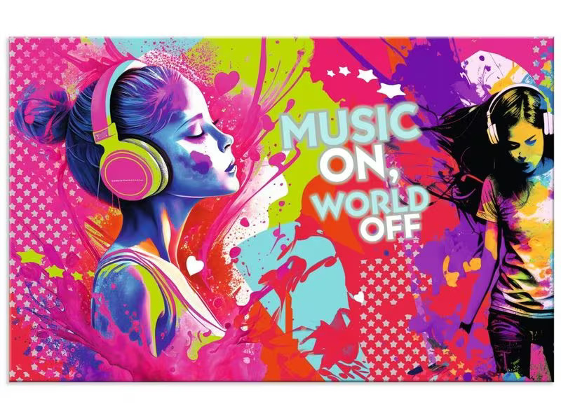 HERMA Schreibunterlage Music Girl 55 x 35 cm