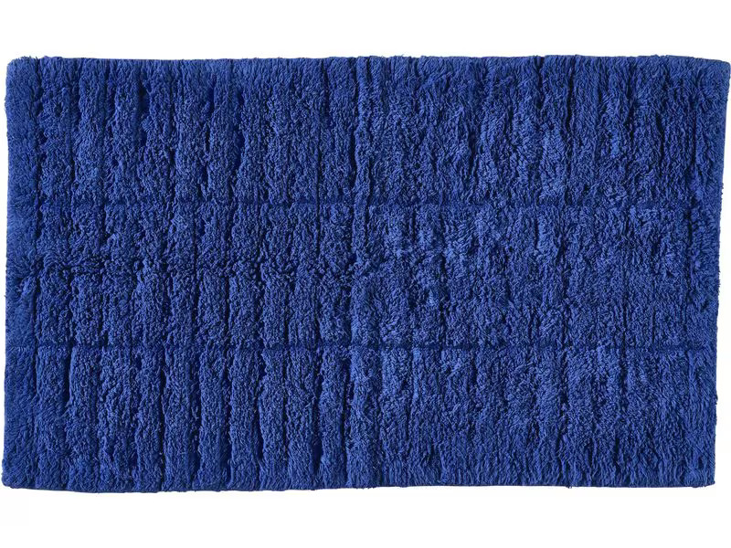 Zone Denmark Badteppich Tiles 50 x 80 cm, Indigo
