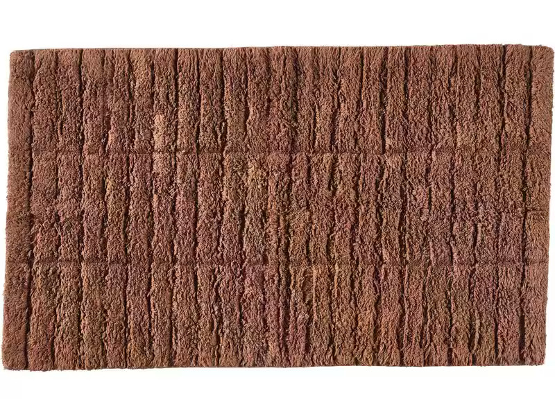 Zone Denmark Badteppich Tiles 50 x 80 cm, Terracotta