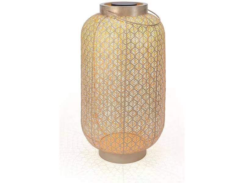 STT Laterne Solar Antic Grand Grafic, 75 cm, Hellbeige