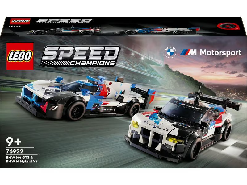 LEGO® Speed Champions BMW M4 GT3 &amp; BMW M Hybrid V8 Rennwagen 76922