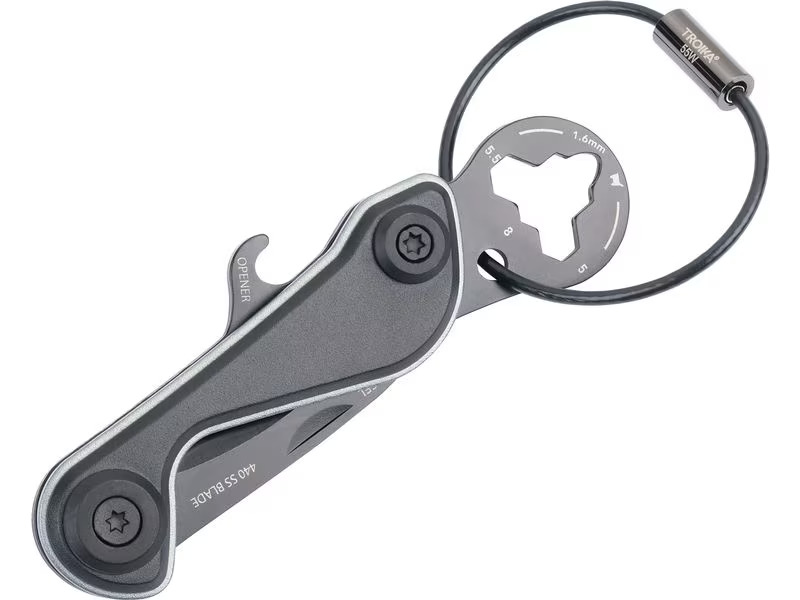 Troika Schlüsselanhänger Parcel Cut &amp; Cart Mini-Werkzeug