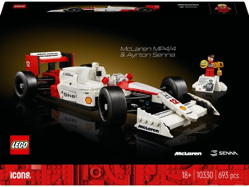 LEGO® Icons McLaren MP4/4 &amp; Ayrton Senna 10330