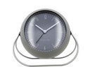 NeXtime Klassischer Wecker Bubble Grau