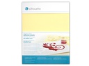 Silhouette Stickerpapier Doppelseitig  Gelb/Weiss