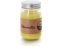 balthasar Gartenkerze Citronella Jar Gelb