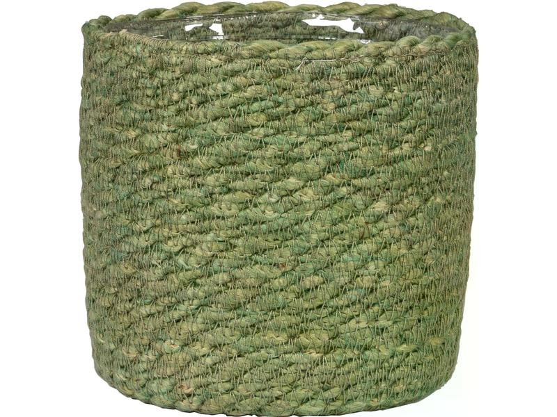 scheurich Pflanzengefäss mit Folie 17 x 16 cm,  Grün