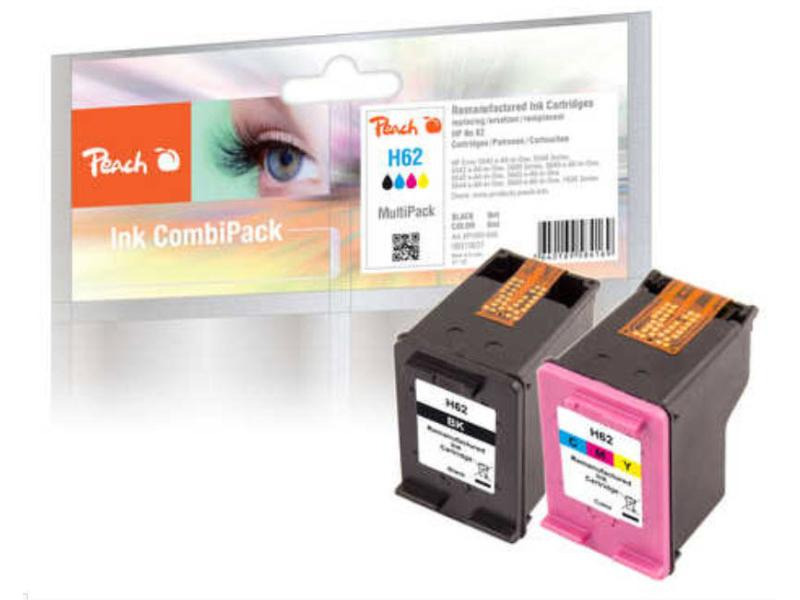 Peach Tintenset HP Nr. 62 (C2P04AE/C2P06AE)