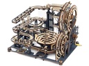 RoboTime Bausatz Murmelbahn Night City mit Kurbelantrieb