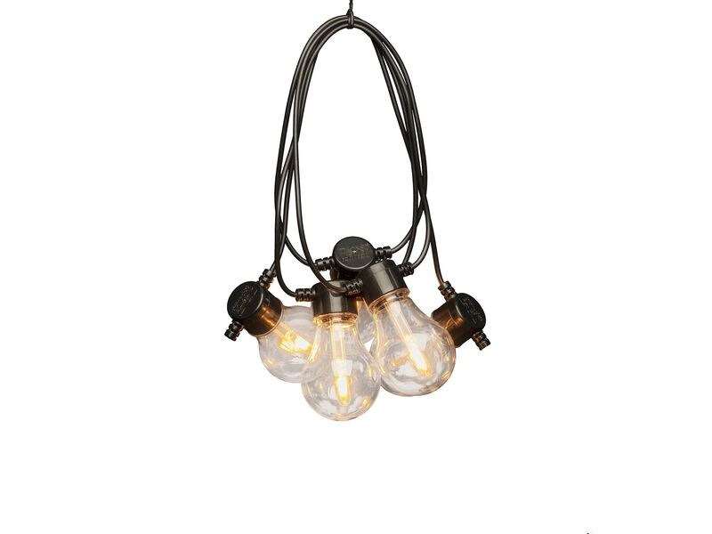 Konstsmide Lichterkette Solar 2341, 10 LEDs, Transparent
