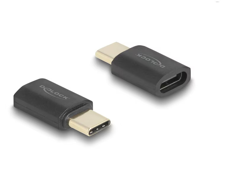 Delock USB-Adapter 8K 60 Hz, PD3.1, USB-C Buchse - USB-C Stecker