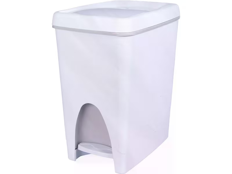 Edi Baur Abfalleimer Quotidiana 21 l, Weiss