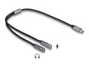 Delock Headset DAC 24 Bit / 96 kHz USB-C - 3.5 mm Klinke