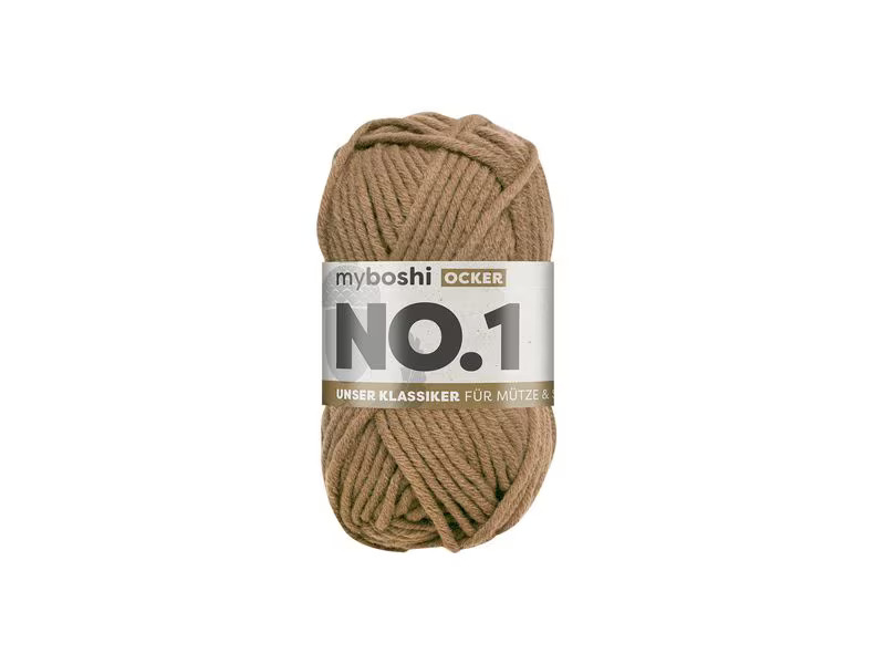 myBoshi Wolle Nr.1 Ocker 50 g, 55 m