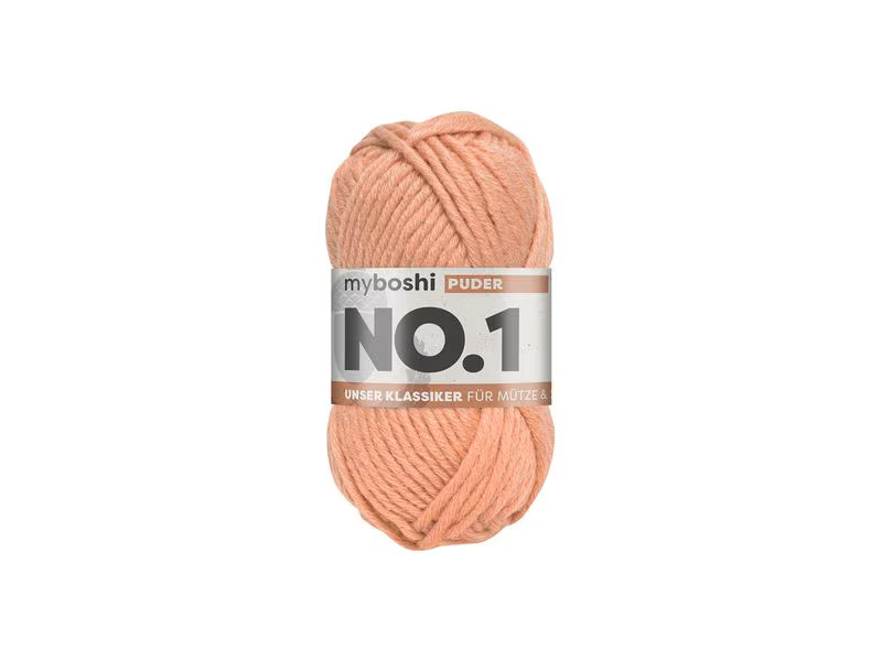 myBoshi Wolle Nr.1 Puder 50 g, 55 m