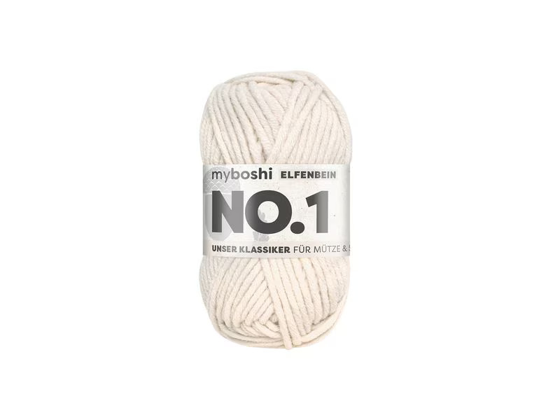 myBoshi Wolle Nr.1 Elfenbein 50 g, 55 m