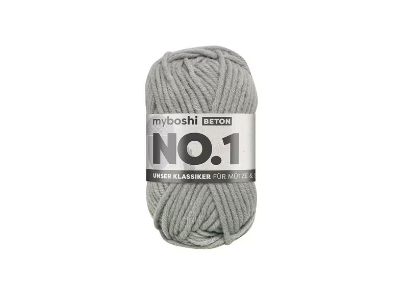 myBoshi Wolle Nr.1 Beton 50 g, 55 m