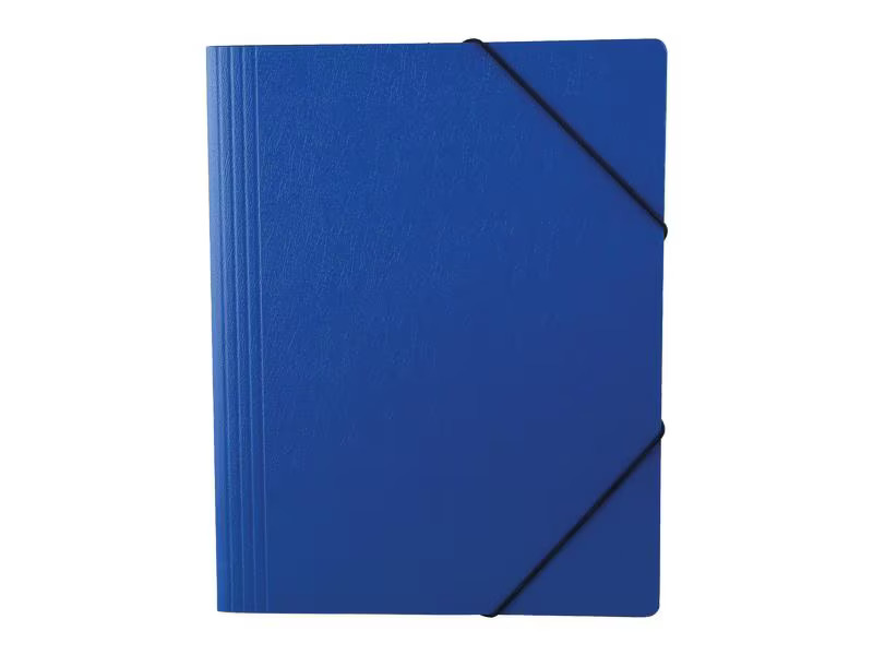 Office Focus Gummibandmappe A4 ohne Etikette Blau