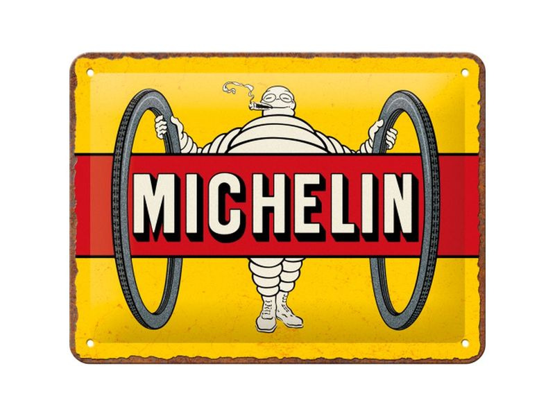 Nostalgic Art Schild Michelin 15 x 20 cm, Metall