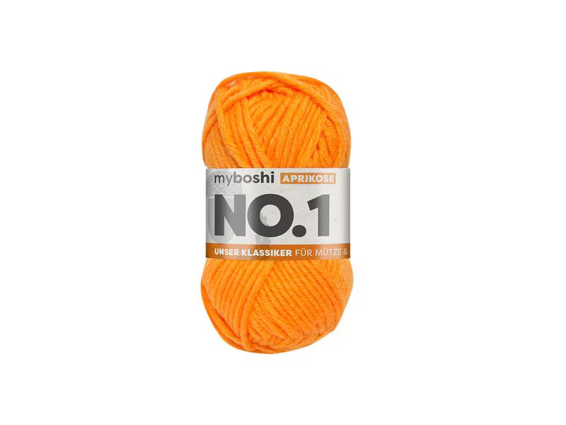 myBoshi Wolle Nr.1 Aprikose 50 g, 55 m