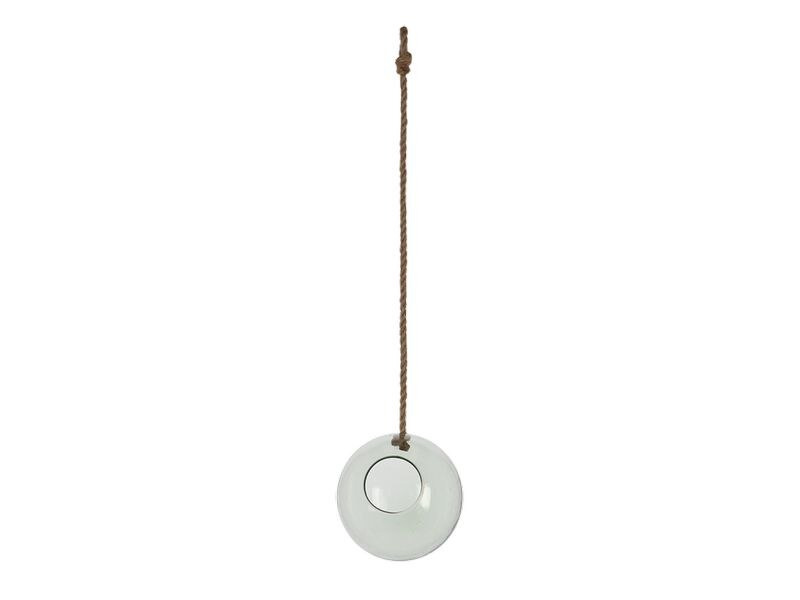 Esschert Design Pflanzenhänger Glaskugel S 15 cm, Transparent