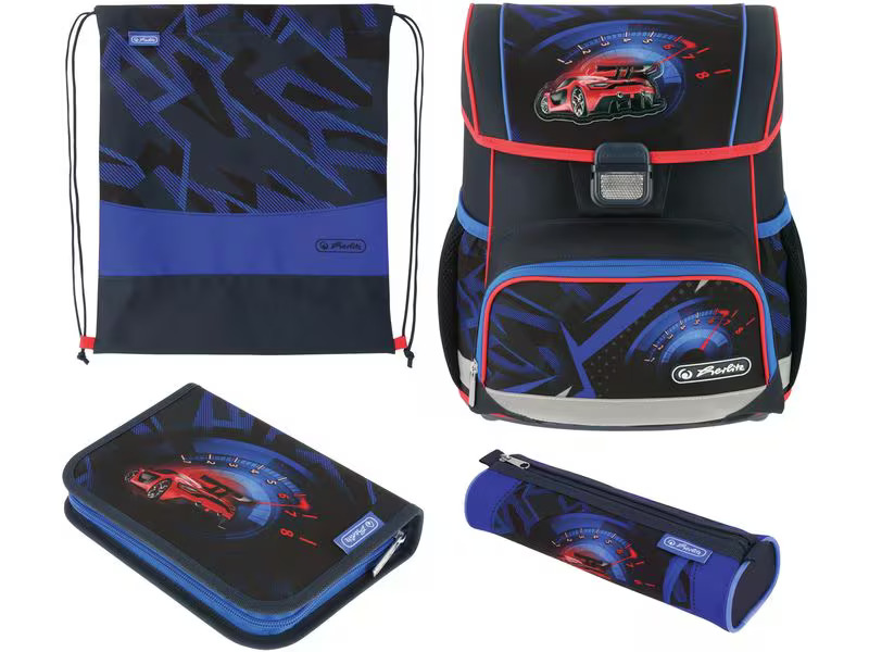 Herlitz Schulthek Loop Plus High Speed 4-teiliges Set