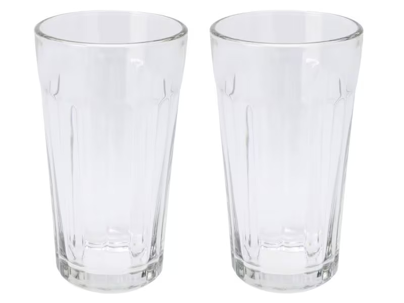 FURBER Trinkglas 350 ml, 2 Stück, Transparent