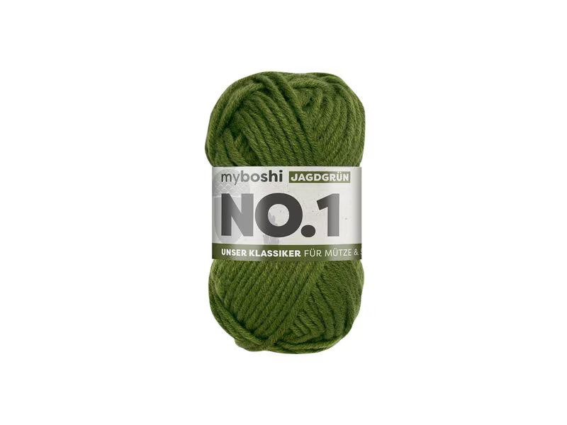 myBoshi Wolle Nr.1 Jagdgrün 50 g, 55 m